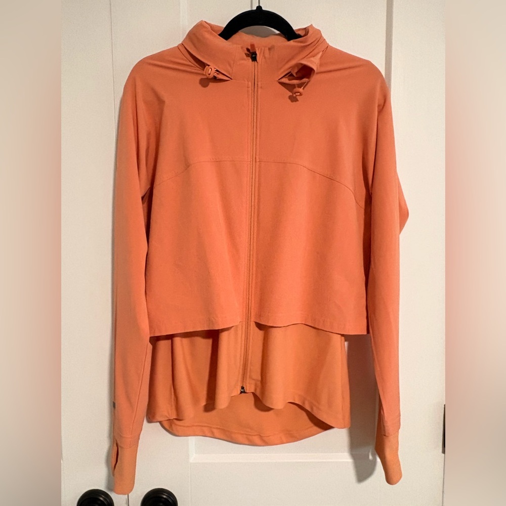 Women's Orange Zip-Up Hoodie